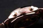 Panerai replica radiomir chronograph rose gold strip leather orologio copia imitazione 4us388 - immagine 6
