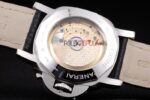 Panerai replica luminor marina equation black dial strip rubber orologio copia imitazione 4us389 - immagine 7