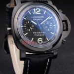 Panerai replica luminor regatta flyback crono strip leather orologio copia imitazione 4us391