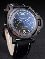 Panerai replica luminor regatta flyback crono strip leather orologio copia imitazione 4us391