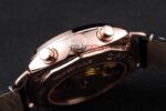 Panerai replica radiomir chronograph rose gold strip leather orologio copia imitazione 4us392 - immagine 7
