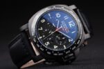 Panerai replica luminor marina daylight crono strip rubber orologio copia imitazione 4us393 - immagine 5