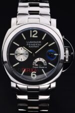 Panerai replica luminor marina power reserve acciaio orologio copia imitazione 4us394 - immagine 3