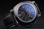 Panerai replica luminor marina equation PVD strip rubber orologio copia imitazione 4us395 - immagine 5