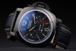 Panerai replica luminor marina equation PVD strip rubber orologio copia imitazione 4us395 - immagine 4