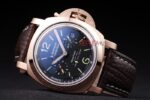 Panerai replica luminor marina equation rose gold strip rubber orologio copia imitazione 4us396 - immagine 4
