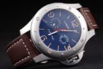 Panerai replica luminor marina power reserve 8giorni brevettato strip leather orologio copia imitazione 4us397 - immagine 5