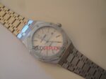 Audemars Piguet royal oak jumbo argentèè dial replica orologio copia imitazione crono 4us216 - immagine 8