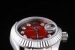 Rolex replica datejust acciaio red dial brillantini jubilèè orologio replica copia imitazione 4us401 - immagine 6