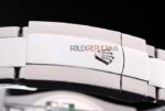 Rolex replica datejust acciaio black brillantini oyster ghiera liscia orologio replica copia imitazione 4us403 - immagine 11