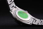 Rolex replica datejust acciaio black brillantini oyster ghiera liscia orologio replica copia imitazione 4us403 - immagine 9