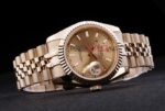 Rolex replica datejust full oro barrette jubilèè orologio replica copia imitazione 4us406 - immagine 5