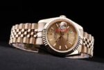 Rolex replica datejust full oro barrette jubilèè orologio replica copia imitazione 4us406 - immagine 6