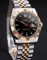 Rolex replica turn-o-graph acciaio oro black dial barrette jubilèè orologio replica copia imitazione 4us407