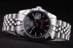 Rolex replica turn-o-graph acciaio black dial barrette jubilèè orologio replica copia imitazione 4us408 - immagine 4