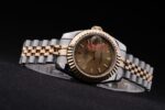 Rolex replica datejust lady acciaio oro barrette jubilèè orologio replica copia imitazione 4us409 - immagine 6