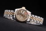 Rolex replica datejust lady acciaio oro argentèè brillantini jubilèè orologio replica copia imitazione 4us410 - immagine 6