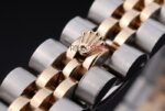 Rolex replica datejust lady acciaio oro argentèè brillantini jubilèè orologio replica copia imitazione 4us410 - immagine 10