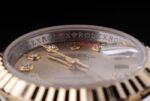 Rolex replica datejust lady acciaio oro argentèè brillantini jubilèè orologio replica copia imitazione 4us410 - immagine 7
