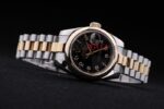 Rolex replica datejust lady acciaio oro black arab jubilèè orologio replica copia imitazione 4us411 - immagine 7