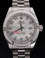 Rolex replica datejust acciaio argentèè arab jubilèè orologio replica copia imitazione 4us412