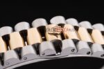Rolex replica datejust acciaio oro black barrette jubilèè orologio replica copia imitazione 4us413 - immagine 11