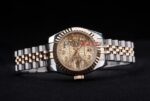 Rolex replica datejust lady acciaio oro centenario jubilèè orologio replica copia imitazione 4us414 - immagine 5