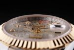 Rolex replica datejust acciaio oro argentèè centenario jubilèè orologio replica copia imitazione 4us415 - immagine 7