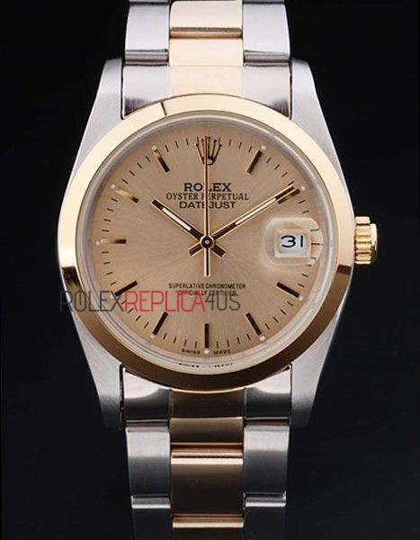 virtuemart_product_6331rolex-replica-orologi-copia-imitazione-rolex-omega Rolex replica datejust acciaio oro argentèè gold dial ghiera liscia oyster orologio replica copia imitazione 4us416 - immagine 1