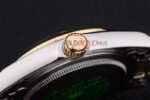 Rolex replica datejust acciaio oro argentèè gold dial ghiera liscia oyster orologio replica copia imitazione 4us416 - immagine 7