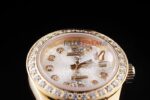Rolex replica datejust oro argentèè full brillantini jubilèè orologio replica copia imitazione 4us417 - immagine 7