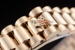 Rolex replica datejust full oro brillantini jubilèè orologio replica copia imitazione 4us418 - immagine 10