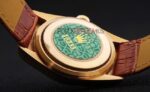 Rolex replica datejust rose gold argentèè arab strip leather orologio replica copia imitazione 4us424 - immagine 7
