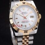 Rolex replica turn-o-graph acciaio oro white dial barrette jubilèè orologio replica copia imitazione 4us425