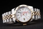 Rolex replica turn-o-graph acciaio oro white dial barrette jubilèè orologio replica copia imitazione 4us425 - immagine 4