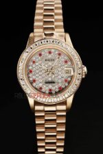 Rolex replica datejust SARU jubilèè orologio replica copia imitazione 4us426 - immagine 3