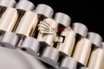 Rolex replica datejust acciaio oro ardesia green roman jubilèè orologio replica copia imitazione 4us428 - immagine 10