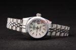 Rolex replica datejust acciaio lady madreperla barrette jubilèè orologio replica copia imitazione 4us430 - immagine 6