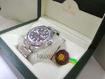 Rolex replica explorer II black dial acciaio 42mm big new basilea replica copia imitazione 4us510 - immagine 6