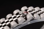 Rolex replica datejust acciaio lady argentèè brillantini jubilèè orologio replica copia imitazione 4us433 - immagine 10