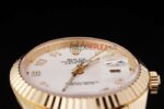 Rolex replica datejust gold white arab jubilèè orologio replica copia imitazione 4us436 - immagine 7