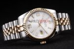 Rolex replica datejust acciaio oro centenario 369 jubilèè orologio replica copia imitazione 4us439 - immagine 5