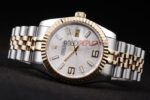 Rolex replica datejust acciaio oro centenario 369 jubilèè orologio replica copia imitazione 4us439 - immagine 4