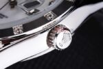 Rolex replica daydate pearlmaster acciaio white brillantini orologio replica copia imitazione 4us440 - immagine 7