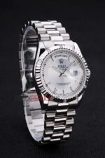 Rolex replica daydate pearlmaster acciaio argentèè barrette orologio replica copia imitazione 4us443 - immagine 4