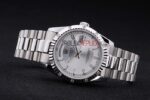 Rolex replica daydate pearlmaster acciaio argentèè barrette orologio replica copia imitazione 4us443 - immagine 5