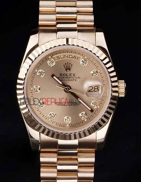 virtuemart_product_6610rolex-replica-orologi-copia-imitazione-rolex-omega Rolex replica daydate oro giallo brillantini orologio replica copia imitazione 4us445 - immagine 1