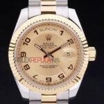 Rolex replica daydate acciaio oro arab gold dial orologio replica copia imitazione 4us447