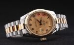 Rolex replica daydate acciaio oro arab gold dial orologio replica copia imitazione 4us447 - immagine 7