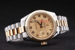 Rolex replica daydate acciaio oro arab gold dial orologio replica copia imitazione 4us447 - immagine 5